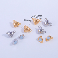 Fermoirs magnétiques en forme de coeur de petite taille à la mode