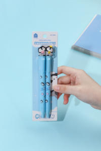 Куки, милые ледяные и снежные пингвины, поделить гелевую ручку, 2 комплекта, мультяшный студент, милые папелерии, каваи, Мультяшные канцелярские принадлежности - Product Image 4