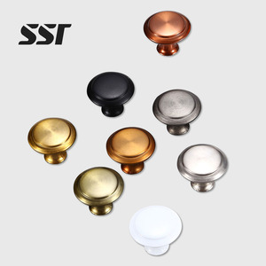 Modern Single Hole Stainless Steel Mushroom Knob Gold/Silver/Black for Cabinets Dresser Shoe <b>Drawers</b> Kitchen Use - Product Image 1