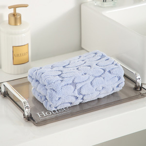Serviette de bain en polaire corail à motif diamant 70x140 cm, séchage rapide, absorbante, pour la plage et le fitness - Product Image 4