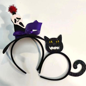 Nouveaux serre-têtes de fête d'<span class=keywords><strong>Halloween</strong></span> pour enfants, chapeau de sorcière araignée, accessoire de cheveux pour femmes, serre-tête de fête amusant et polyvalent pour le <span class=keywords><strong>maquillage</strong></span> - Product Image 4