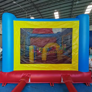 Castillo inflable comercial de Santa Claus con tobogán para niños, ideal para fiestas al aire libre. - Product Image 2