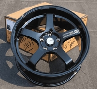 YL GT 15-19 " Velg Penumpang Cocok untuk Velg Balap Ringan Hitam 4-lubang 5-lubang