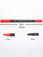 12 couleurs marqueurs d'art marqueurs de croquis double pinceau stylo feutre d'alcool marqueurs de dessin permanents