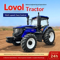 Tracteur à levier haute puissance 1004, double usage eau et terre, 4x4, pour rizières, labour rotatif, 4 ans de garantie