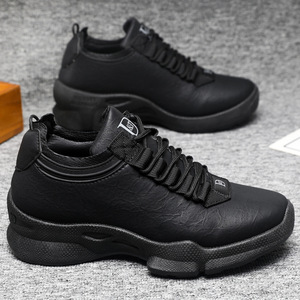 Zapatos Deportivos de Cuero Premium para Hombre, Ligeros, Antideslizantes, con Amortiguación, Zapatillas para Caminar, Calzado Casual Moderno - Product Image 1