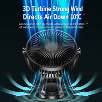Nouveau ventilateur de bureau portable à clip, silencieux, puissant, pliable et télescopique, mini-ventilateur pour poussette de bébé, utilisation extérieure et étudiante
