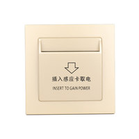 Interruptor de Pared para Tarjetas Inteligentes de Hotel, Interruptor Principal con Indicador LED