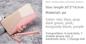 Versatile <b>Long</b> <b>Wallet</b> for Women Featuring Multifunctional Pockets Ideal for Daily Use - Product Image 2