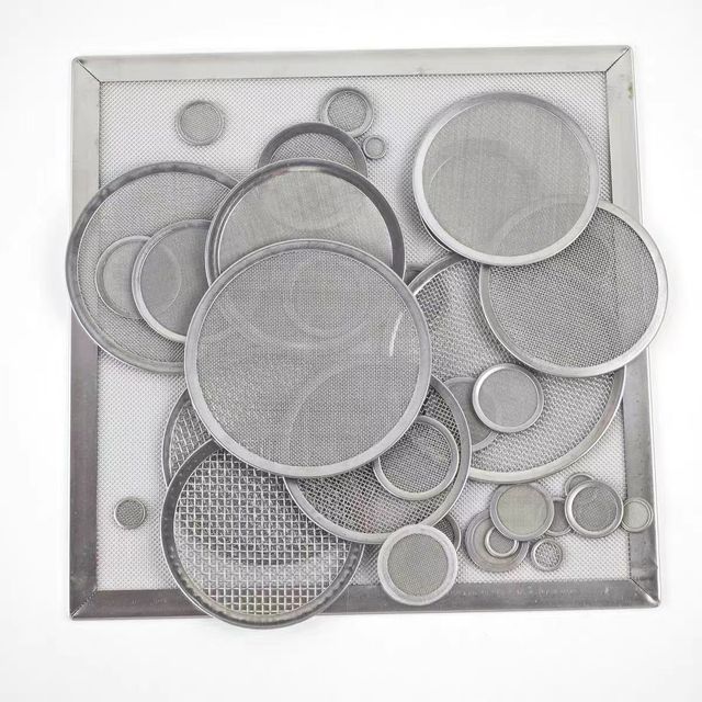 China Anping High Cost Performance Stainless Steel Round Mesh Liquid Filter Disc with 90% Efficiency