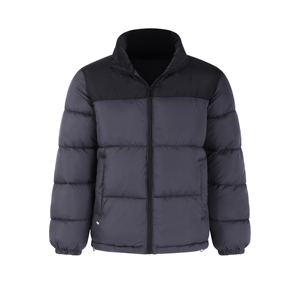 Chaqueta acolchada gruesa <span class=keywords><strong>de</strong></span> invierno para <span class=keywords><strong>hombre</strong></span> con cuello alto, abrigo holgado con cremallera y bloques <span class=keywords><strong>de</strong></span> color, top deportivo informal y cálido. - Product Image 5