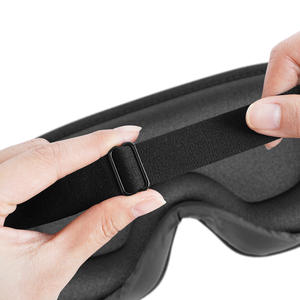 หน้ากากปิดตาสำหรับนอนหลับ 3 มิติ ผ้าซาตินเนื้อผ้าฝ้ายนุ่มพิเศษ สายรัดปรับได้ ไม่กดทับ ดีไซน์โค้งตามรูปหน้า สำหรับการนอนพักผ่อนและการทำสมาธิ - Product Image 3