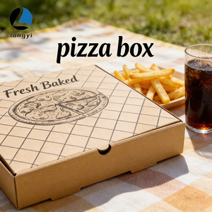 Boîte à pizza carrée pour pizza surgelée et stockage d'aliments réfrigérés, matériau en carton durable, faible absorption d'humidité - Product Image 3