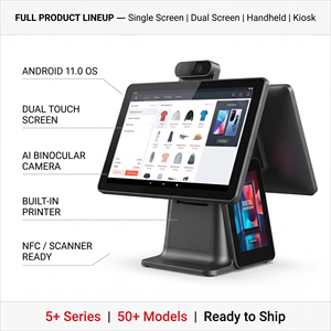 Sistema POS Android de Doble Pantalla de 15.6 Pulgadas, Todo en Uno, para Comercio Minorista y <span class=keywords><strong>Restaurantes</strong></span>, Venta al Por Mayor - Product Image 3