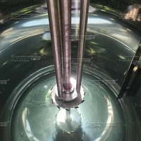 Cuve de mélange antidéflagrante en acier inoxydable 100L 200L 500L 1000L pour le mélange cosmétique