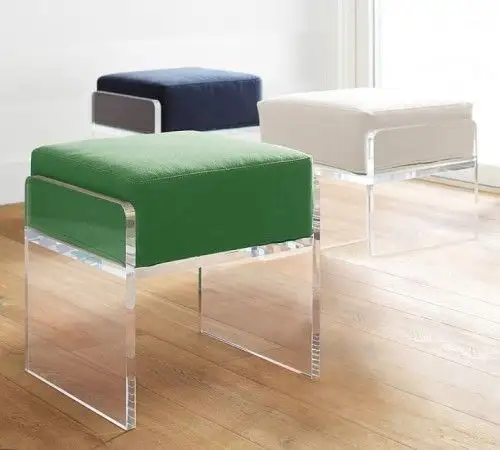 Camera da letto soggiorno chiaro Design semplice lusso moderno abito acrilico sedia