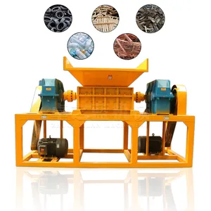 Zware Stalen Schroot Handmatige Grinder Crusher Machine Hdpe Industriële Metalen Mini Koperen Tak Papier Kleine Plastic Shredder