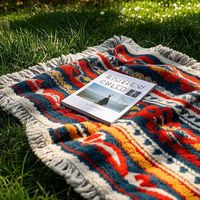Plaid tricoté doux OEKO-TEX, couverture légère et fine pour la sieste estivale, pour canapé et lit, décoration bohème de luxe, vente en gros OEM
