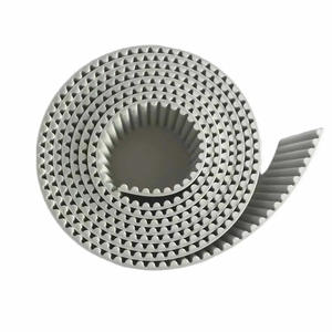 PU beyaz tek taraflı dişler poliüretan zamanlama kemeri t-tipi çelik tel durdurucu durumu ile konveyörler için durdurma şeridi - Product Image 1