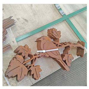 Tuindecoratie Metalen Vogel Roestige Vogel Silhouet Met Roestige Patina Vogels Decoratie - Product Image 4