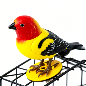 Juguete con Forma de Pájaro con Sonido por Inducción y Música, Tocar para Activar Llamadas y Melodías Realistas de Pájaros, Divertido y Educativo, Gran Venta - Product Image 1