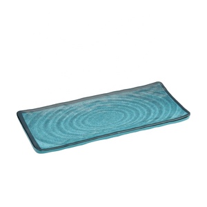 Japanese Style Sushi <strong>Plate</strong> Food Grade Melamine <strong>Rectangular</strong> Flat Tray for Restaurant and Party Frost Technique <strong>Plastic</strong> Dish - Product Image 6