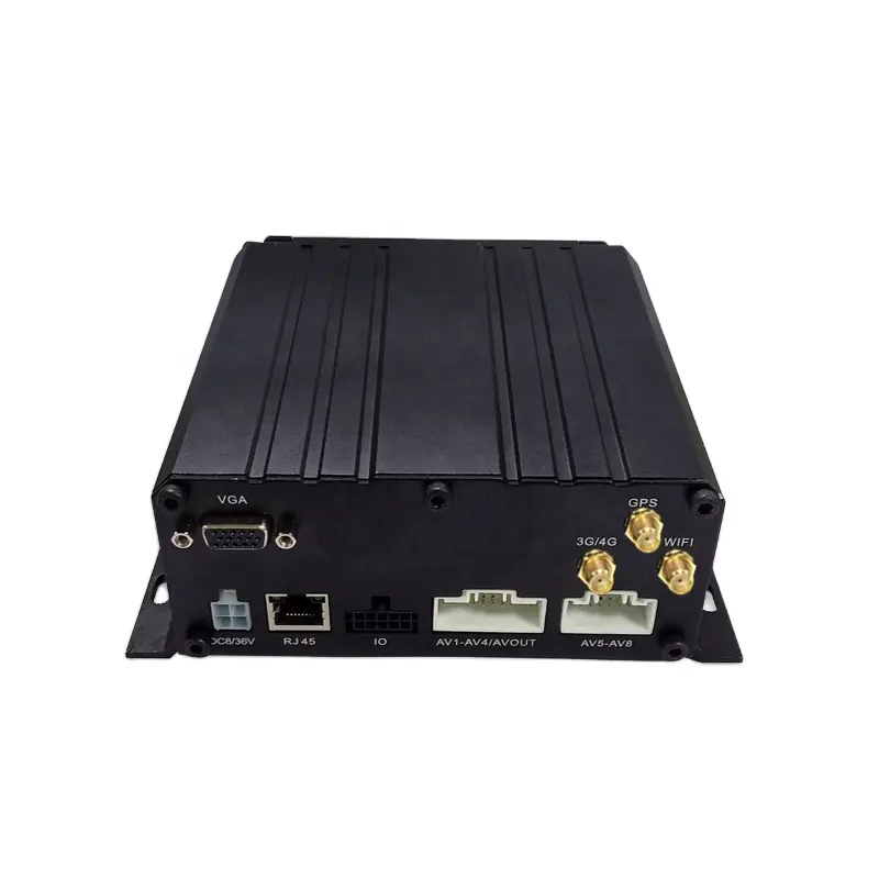 HYF 8 Channels Hard Disk SD Card MDVR AHD 1080P 2 Million Pixel Mobile DVR with GPS 3G 4G WiFi for Vehicle Truck Car Taxi Bus