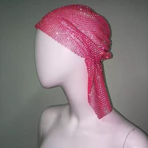 Accesorios para <span class=keywords><strong>Mujer</strong></span>, Sombrero <span class=keywords><strong>Pirata</strong></span> Elástico con Pedrería, Pañuelo Largo Personalizado, Pañuelo para la Cabeza para Actuaciones Musicales - Product Image 2