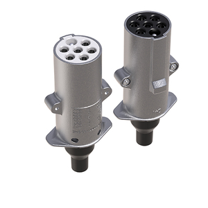 ขั้วต่อรถบรรทุกทองแดงแบบกำหนดเอง 24V 7 ขา ตัวผู้ ตัวเมีย สำหรับรถพ่วง มาตรฐาน IP67 พร้อมสาย JST USB ในตัว - Product Image 5