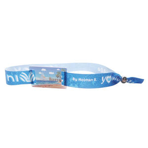 Braccialetti in tessuto intrecciato per eventi professionale braccialetto braccialetto braccialetto professionale <span class=keywords><strong>RFID</strong></span> Festival di fabbrica 2024 - Product Image 4