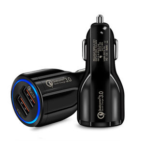 Хорошее качество welfnobl Мини Супер быстро хост автомобильной трансграничной двойной QC3.0 высокого качества быстрое зарядное устройство для автомобиля с двумя портами <span class=keywords><strong>USB</strong></span> - Product Image 1