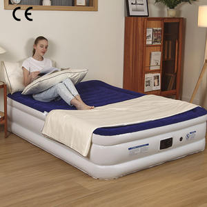 Kasur udara inflating sendiri ukuran Queen, kasur angin sesuai pesanan, tempat tidur berkemah, kasur udara dengan Pompa - Product Image 6