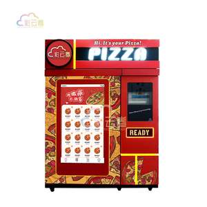 Distributeur automatique de pizzas surgelées entièrement robotisé, directement de l'usine, construction en métal/acrylique/plastique, capacité de 72 pièces, haute performance - Product Image 1