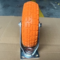 Roulettes industrielles pivotantes de 8 pouces et 10 pouces de haute qualité avec pneus pleins en PU anti-crevaison