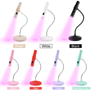 Nueva Lámpara <span class=keywords><strong>UV</strong></span> LED Inalámbrica de Uñas de 9W con Nuevo Diseño de Soporte de Base, Recargable, de Curado Rápido para Esmalte de Gel, Secador de Uñas Portátil con Lámpara Táctil - Product Image 2