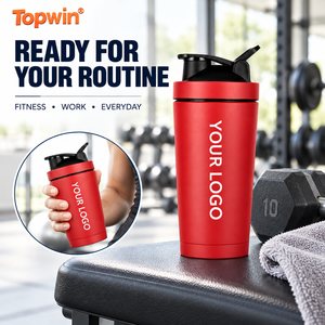 750ml Fitness Gym 500ml Custom Logo Double Single Wall Metal Protein Bottle <b>Shaker</b> Protein Tumbler <b>Cup</b> Personnaliser - Product Image 5