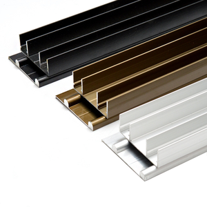 Herrajes <span class=keywords><strong>para</strong></span> muebles, <span class=keywords><strong>armario</strong></span>, aleación <span class=keywords><strong>de</strong></span> aluminio, puerta corredera <span class=keywords><strong>de</strong></span> tres vías, riel <span class=keywords><strong>para</strong></span> puerta <span class=keywords><strong>de</strong></span> <span class=keywords><strong>armario</strong></span>, riel <span class=keywords><strong>de</strong></span> guía <span class=keywords><strong>de</strong></span> rueda - Product Image 1