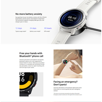 Reloj Inteligente S1 Active con Pantalla AMOLED de 1.43'', Navegación GPS, NFC, Monitoreo de Ritmo Cardíaco, Alarma de Sueño Remota y Reloj Despertador