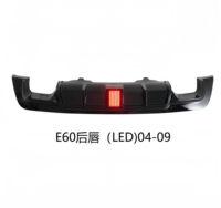 Diffuseur arrière MP noir brillant en fibre de carbone de haute qualité pour BMW 2004-2009 E60