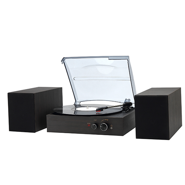 Wireless Bluetooth Speaker Vinyl Record Player with USB/SD Playing and Encoding