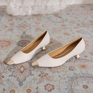 Chaussures convertibles à talon haut et plates pour femmes, talon amovible, pour mariage, fête, bureau, voyage, chaussures multifonctions - Product Image 4