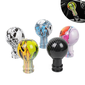 <span class=keywords><strong>Palanca</strong></span> <span class=keywords><strong>de</strong></span> <span class=keywords><strong>Cambios</strong></span> Manual para Coche, Diseño Graffiti Blanco Acrílico - Product Image 4