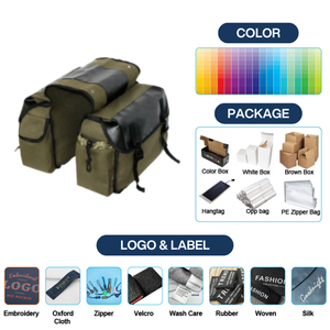 Mydays Outdoor Wholesale Grote Capaciteit Waterbestendige Fiets Zadeltas Fiets Fietstassen Achter Rack Bag