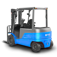 Chine BYD chariot élévateur tout électrique station rack stacker 1.5 tonnes 2 tonnes 3 tonnes fourche électrique stackers pour entrepôts