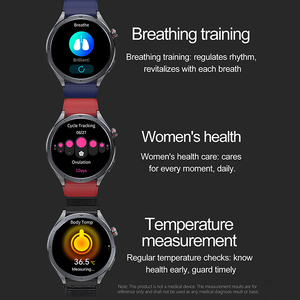 2025 New Et472 ECG Thông Minh Đồng Hồ Với Chức Năng Cuộc Gọi Đèn Pin AI Trợ Lý Giọng Nói Nhiệt Độ Cơ Thể Theo Dõi Sức Khỏe Smartwatch - Product Image 6