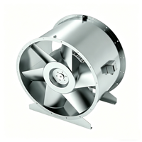 Ventilateur axial résistant aux hautes températures pour l'évacuation des fumées d'incendie dans les systèmes CVC des bâtiments