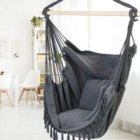 Hamac en toile de coton macramé moderne de haute qualité, très Large, poids 330 lb, suspendu, chaise balançoire pour chambre à coucher et intérieur