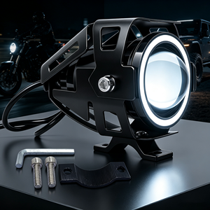 Lámpara JHS, Faros Delanteros, Lámpara de Proyección, Ojos de Ángel, Luces Antiniebla para Motocicleta, Luz Auxiliar U7 <span class=keywords><strong>Mini</strong></span> LED, Proyector para <span class=keywords><strong>Moto</strong></span> - Product Image 1