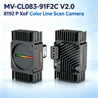 Caméra de numérisation linéaire couleur XoF MV-CL083-91F2C V2.0 8192 pixels, caméra de numérisation linéaire industrielle CMOS 8K pour l'inspection Web et des circuits imprimés