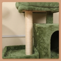 Arbre à chat écologique Novayapetix Green Tree avec condo, griffoir en sisal et centre d'activités